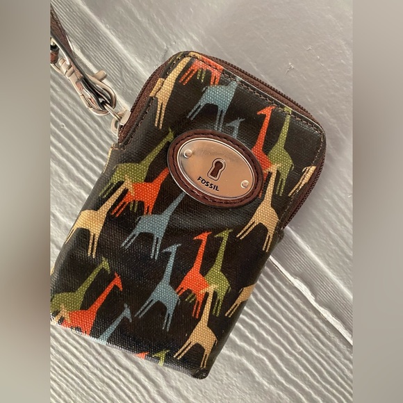 Vintage Fossil Key-Per Wristlet​ - Picture 1 of 4